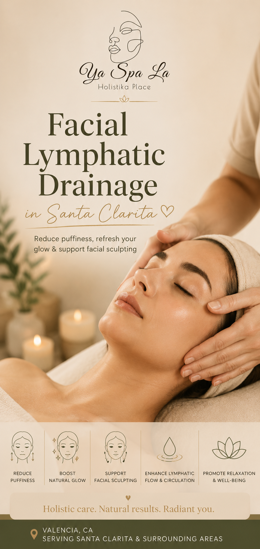 Facial Lymphatic Drainage in Santa Clarita & Valencia: Benefits for Puffiness, Glow, and Facial Sculpting