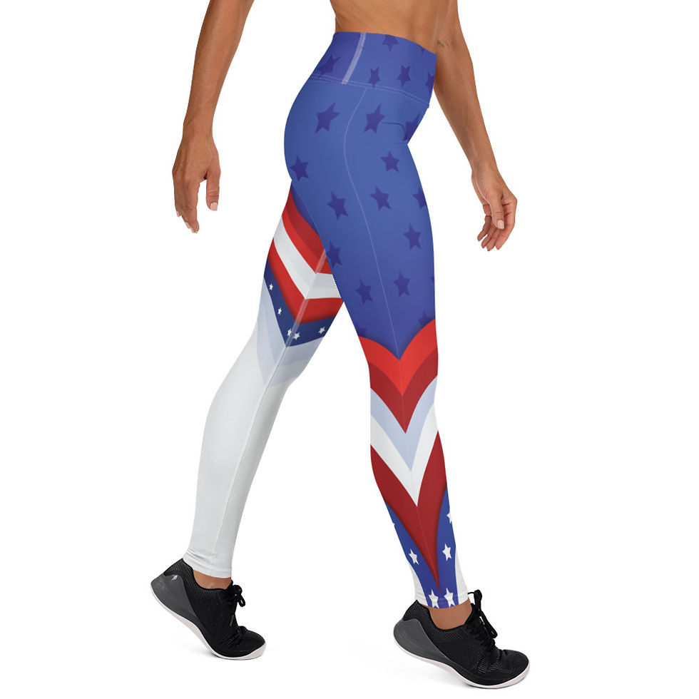 Thumbnail: #'Merica Yoga Leggings