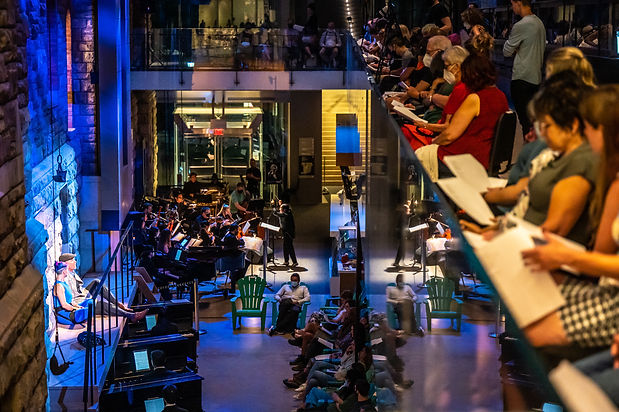 Lauren Pearl, Roger Honeywell and Jennifer Tung _ Gould's Wall _ Tapestry Opera _ Photo by