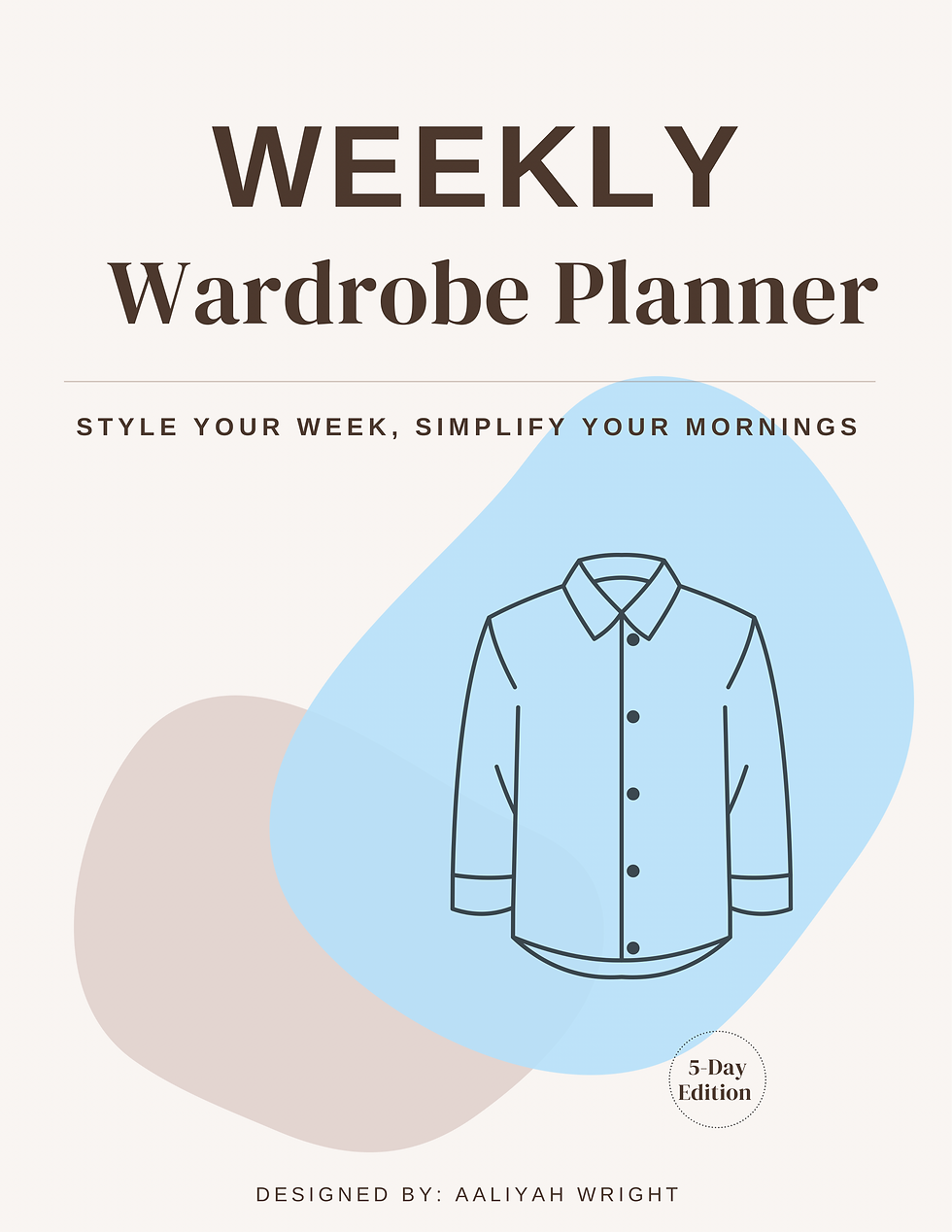 His Work-Week Wardrobe Planner