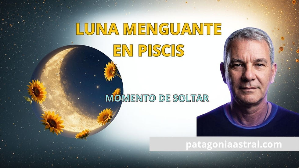 LUNA CUARTO MENGUANTE EN PISCIS
