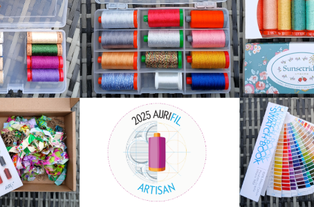 Sunflower Bloom: My First Aurifil Artisan 2025 Challenge