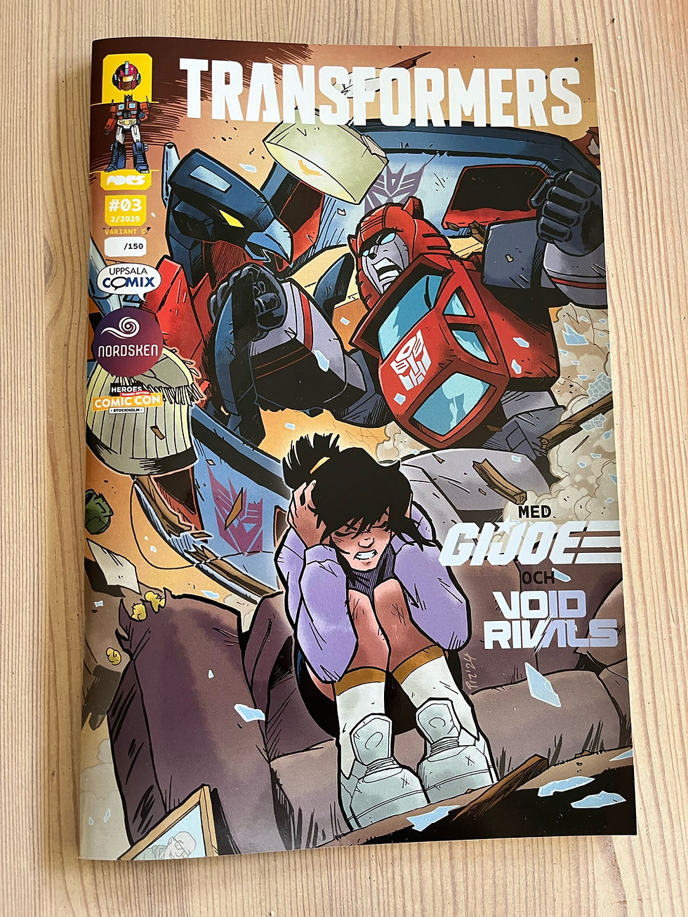 Transformers #3C (Uppsala Comix, Nordsken, Stockholm Comic Con)