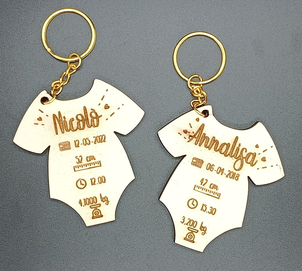 PORTACHIAVI BODY NASCITA