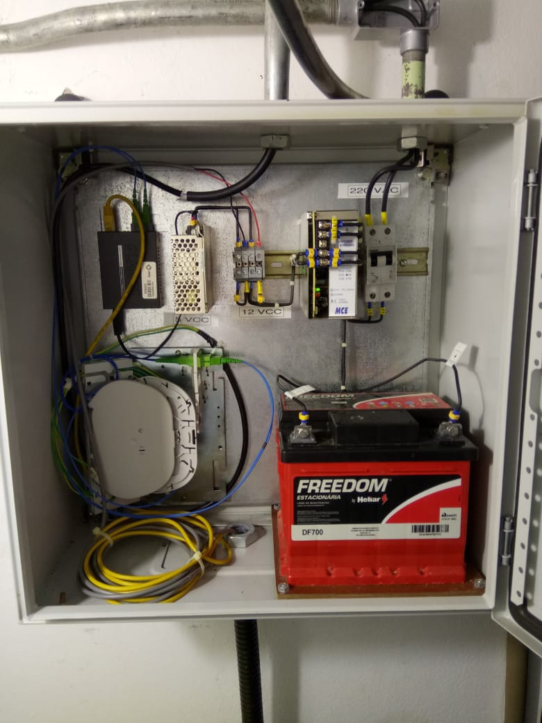 Instalación en gabinete