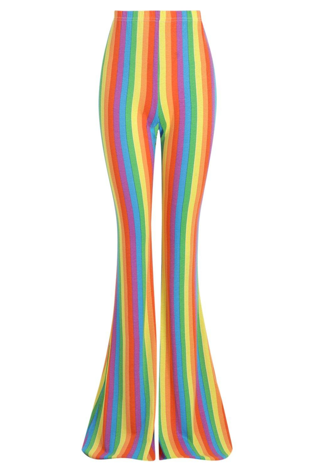 Rainbow bell bottoms clearance