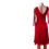 Thumbnail: Vintage Lipstick Red Salsa Dress with Sensual Phantom Sleeves