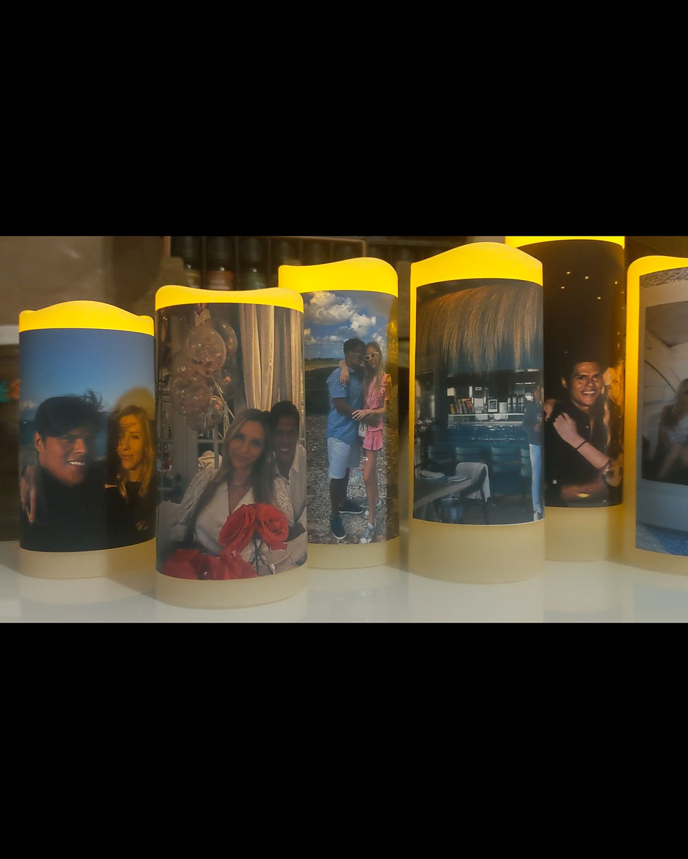 Thumbnail: Custom Photographic Forever Candles