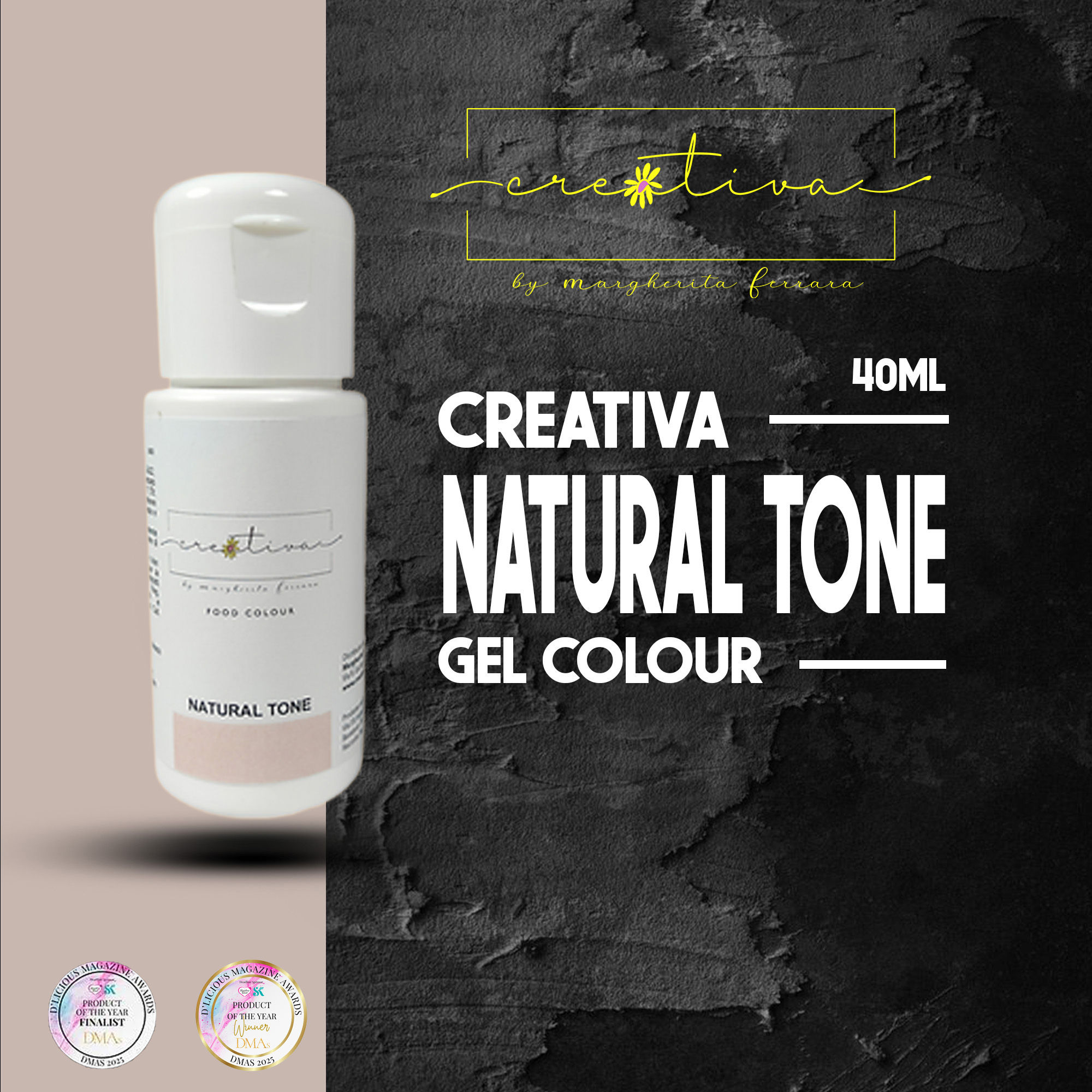 CREATIVA NATURAL TONE GEL COLOUR 40 ml