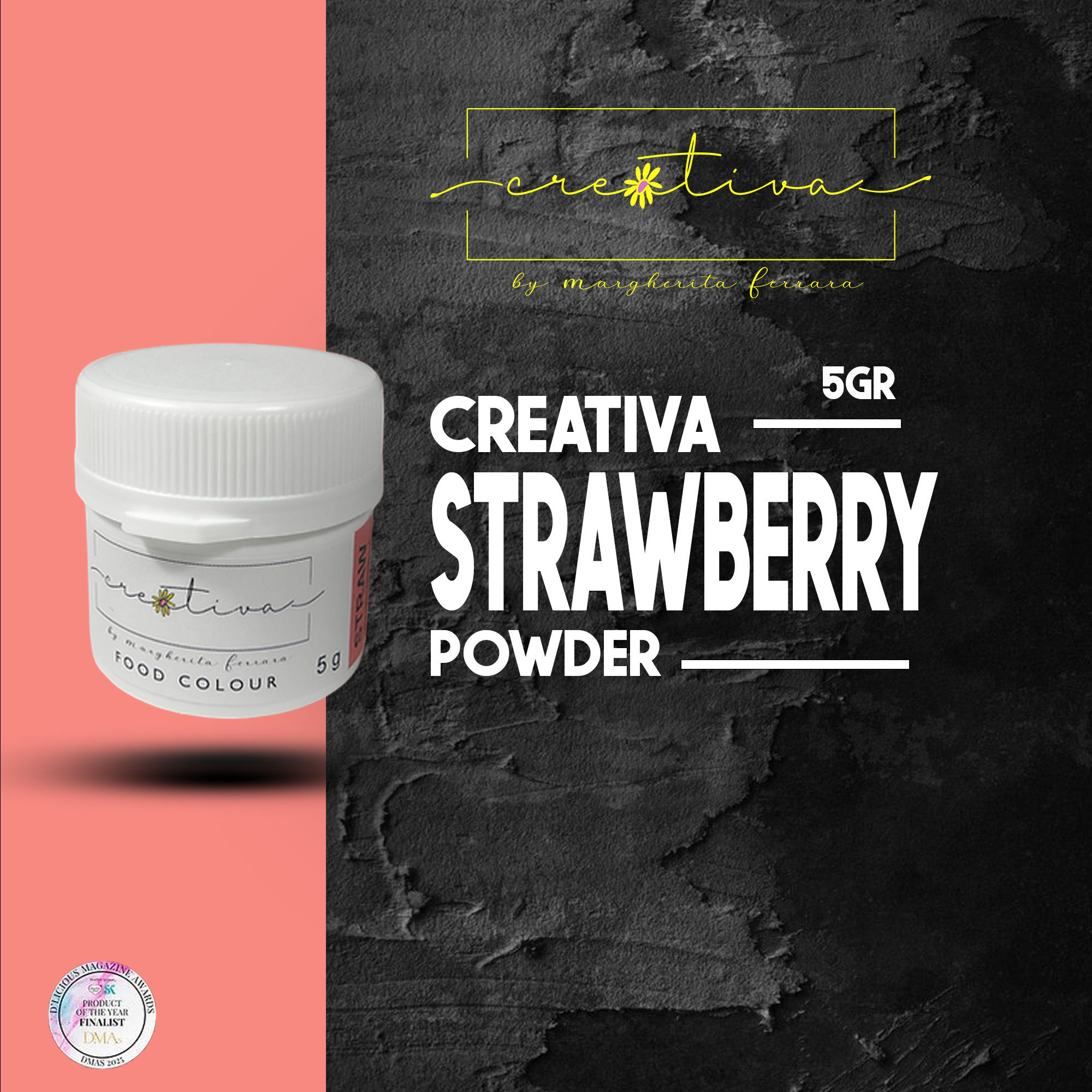 CREATIVA STRAWBERRY POWDER FOOD COLOUR 5 gr