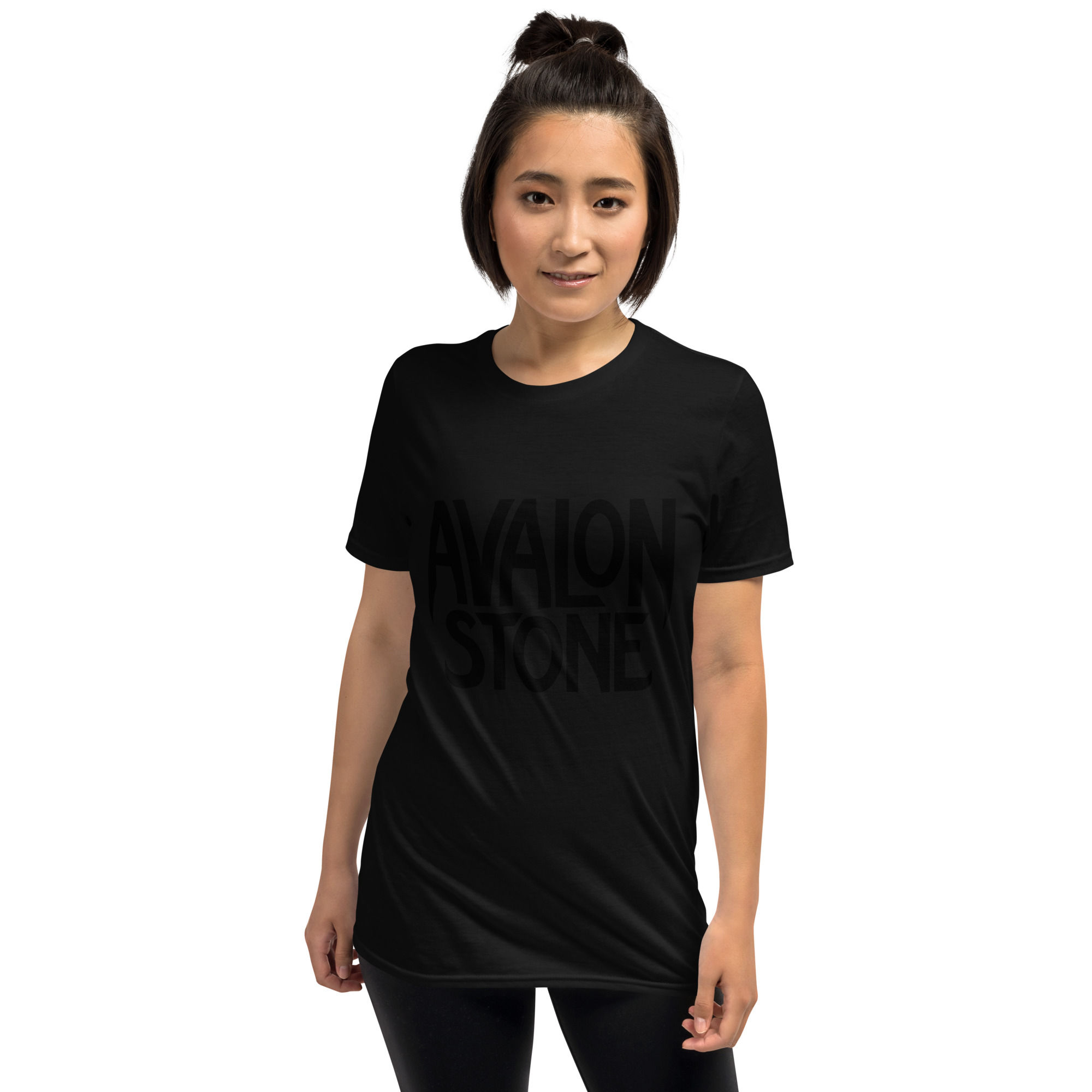 the black on black t-shirt