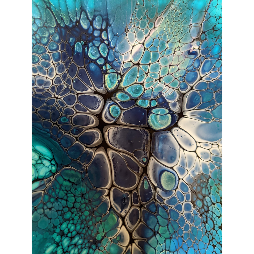 Thumbnail: Bloom wall installation, set of 8.  8" x 8" each