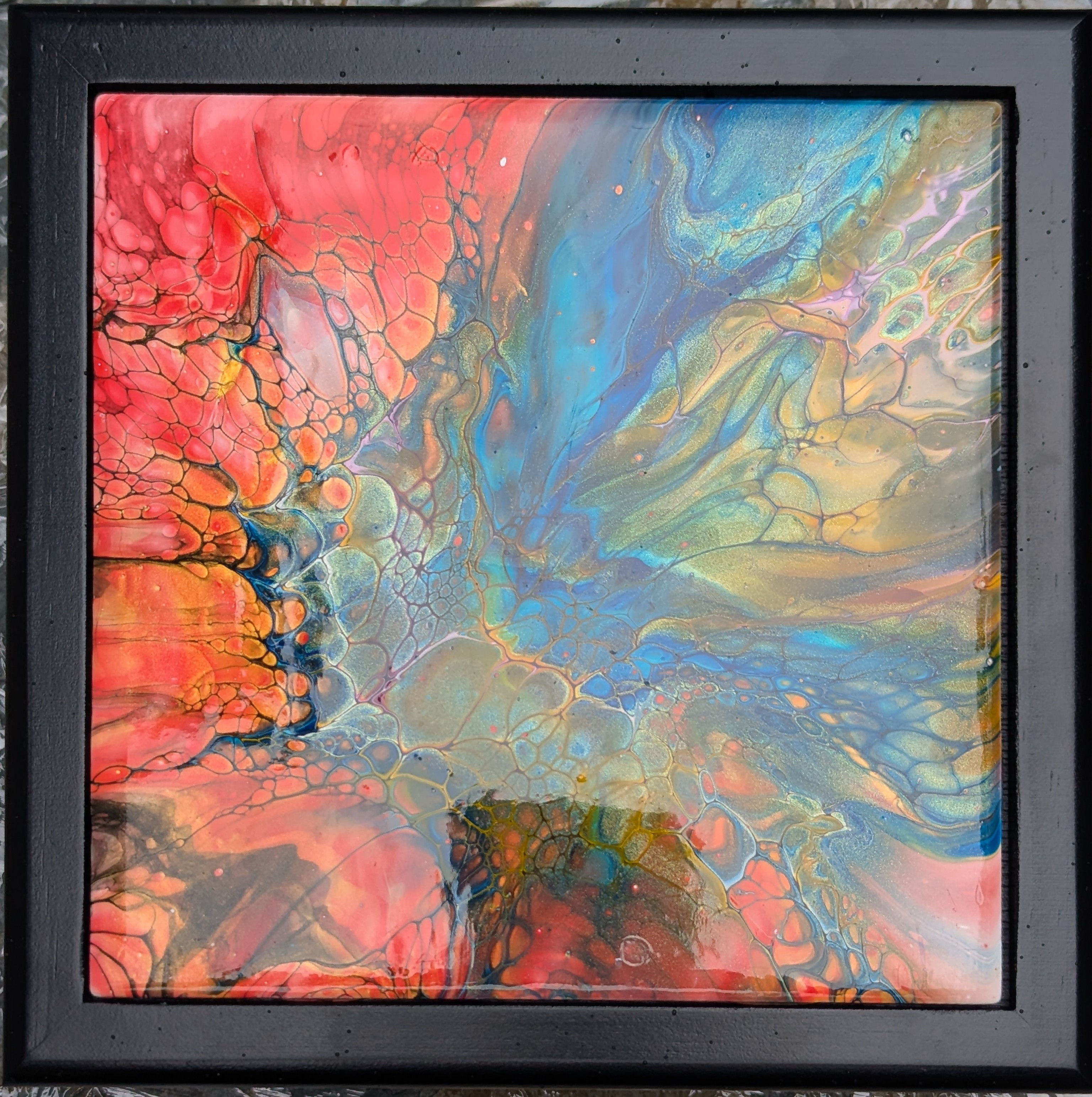 Large Jewelry Box with Art Tile Lid