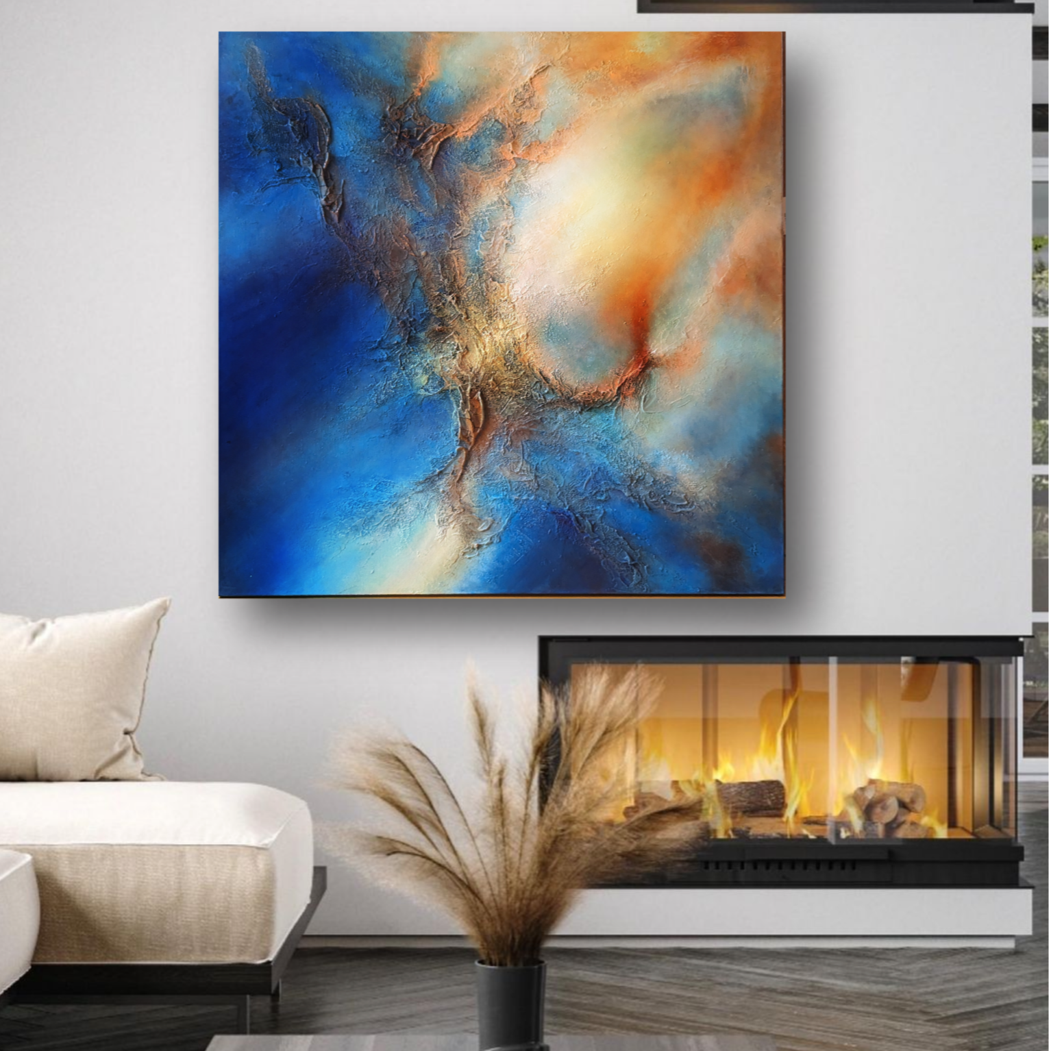 Crescendo, 36" x 36"