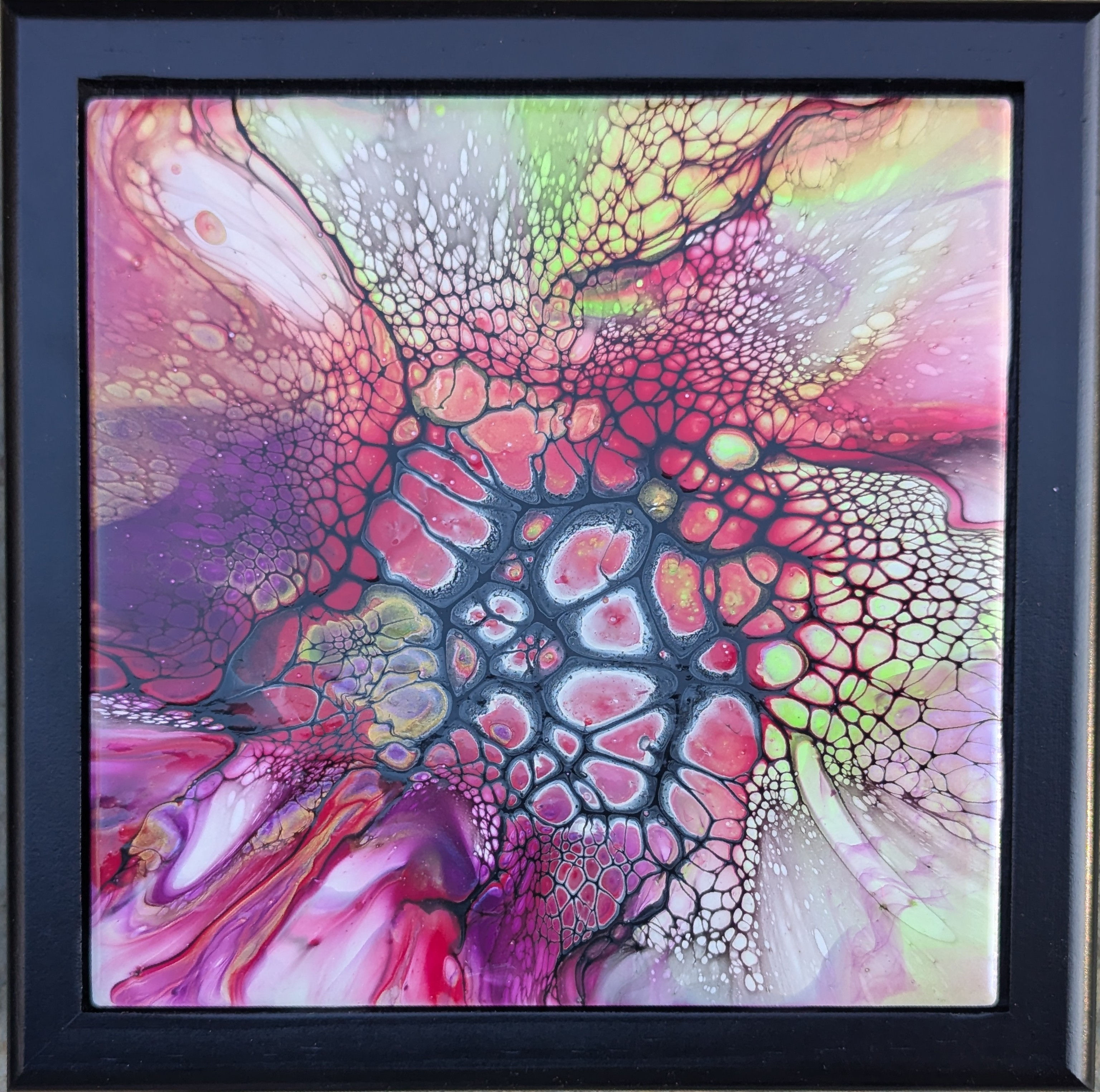 Large Jewelry Box with Art Tile Lid