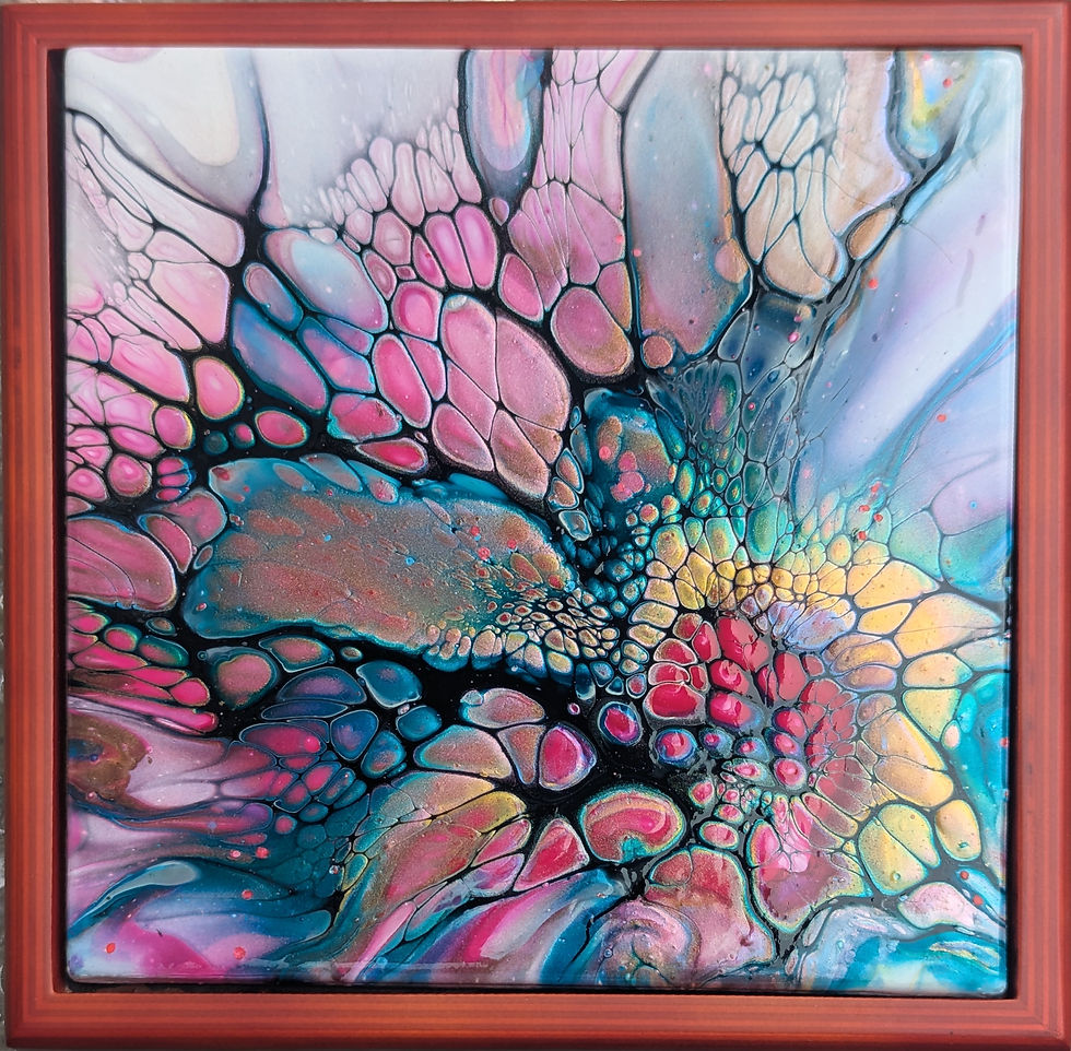 Thumbnail: Large Jewelry Box with Art Tile Lid
