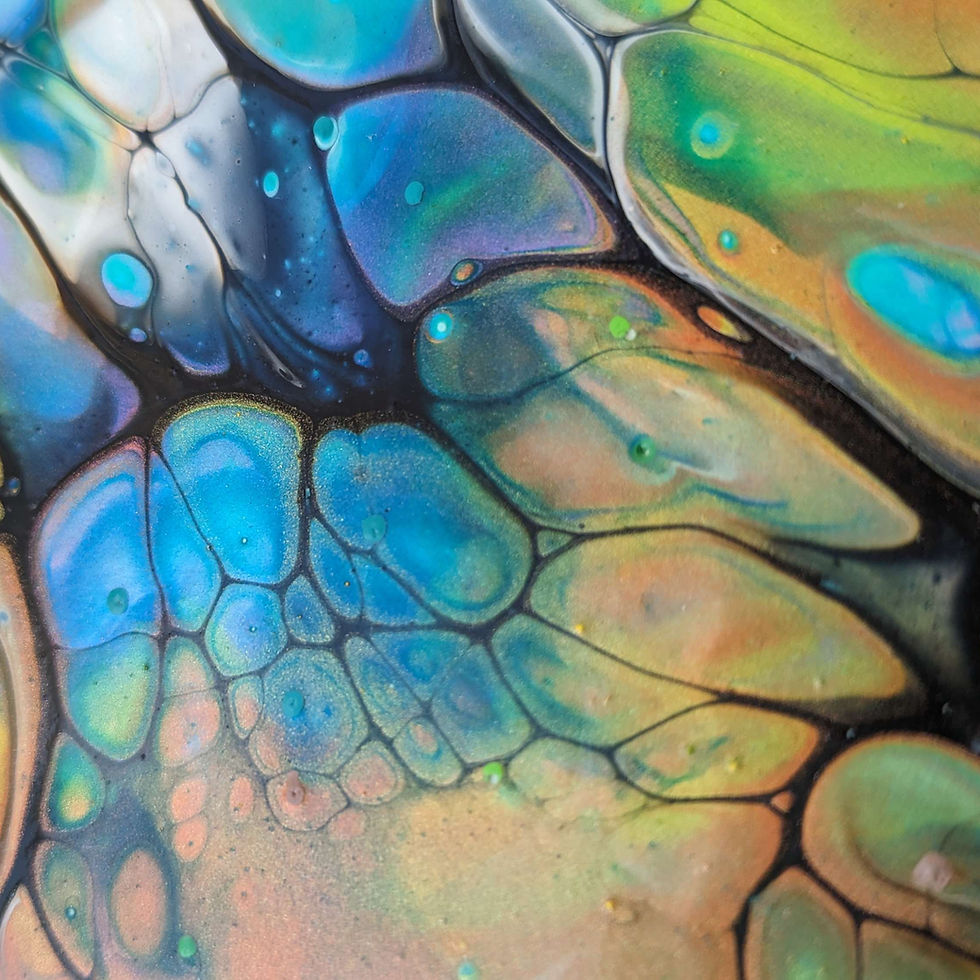 Thumbnail: Rebirth,  Art Tile. 8" x 8"