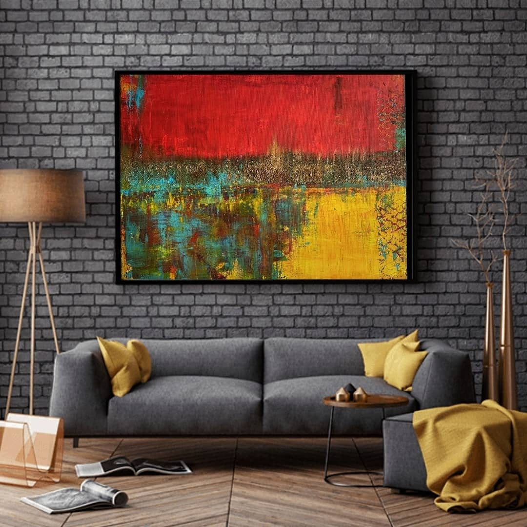 The Fires of Pompeii, 24" x 18"