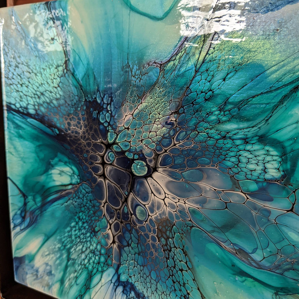 Thumbnail: Bloom wall installation, set of 8.  8" x 8" each
