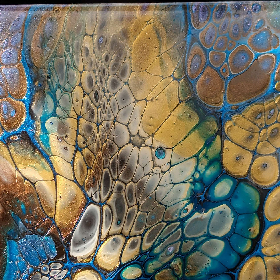 Thumbnail: Large Jewelry Box with Art Tile Lid