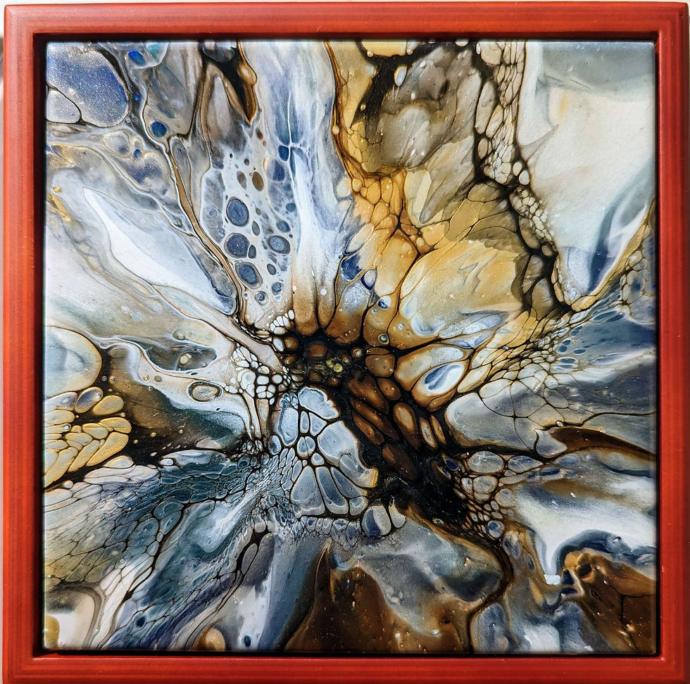 Thumbnail: Large Jewelry Box with Art Tile Lid