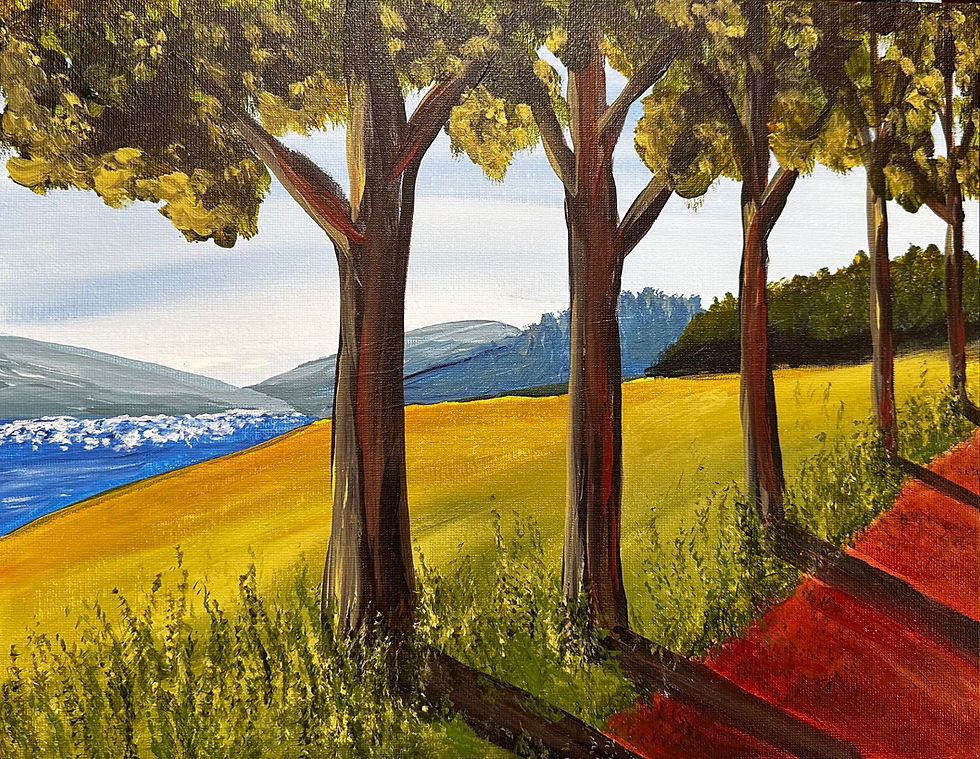 Country Lane by Shirley Bomgaars