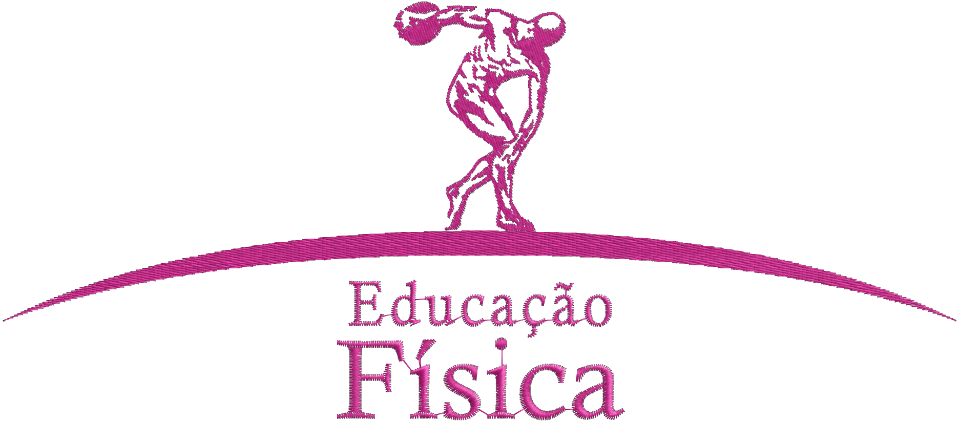 EDUCAÇÃO FÍSICA 02 | 23,7x10,4 | Identifique Bordados