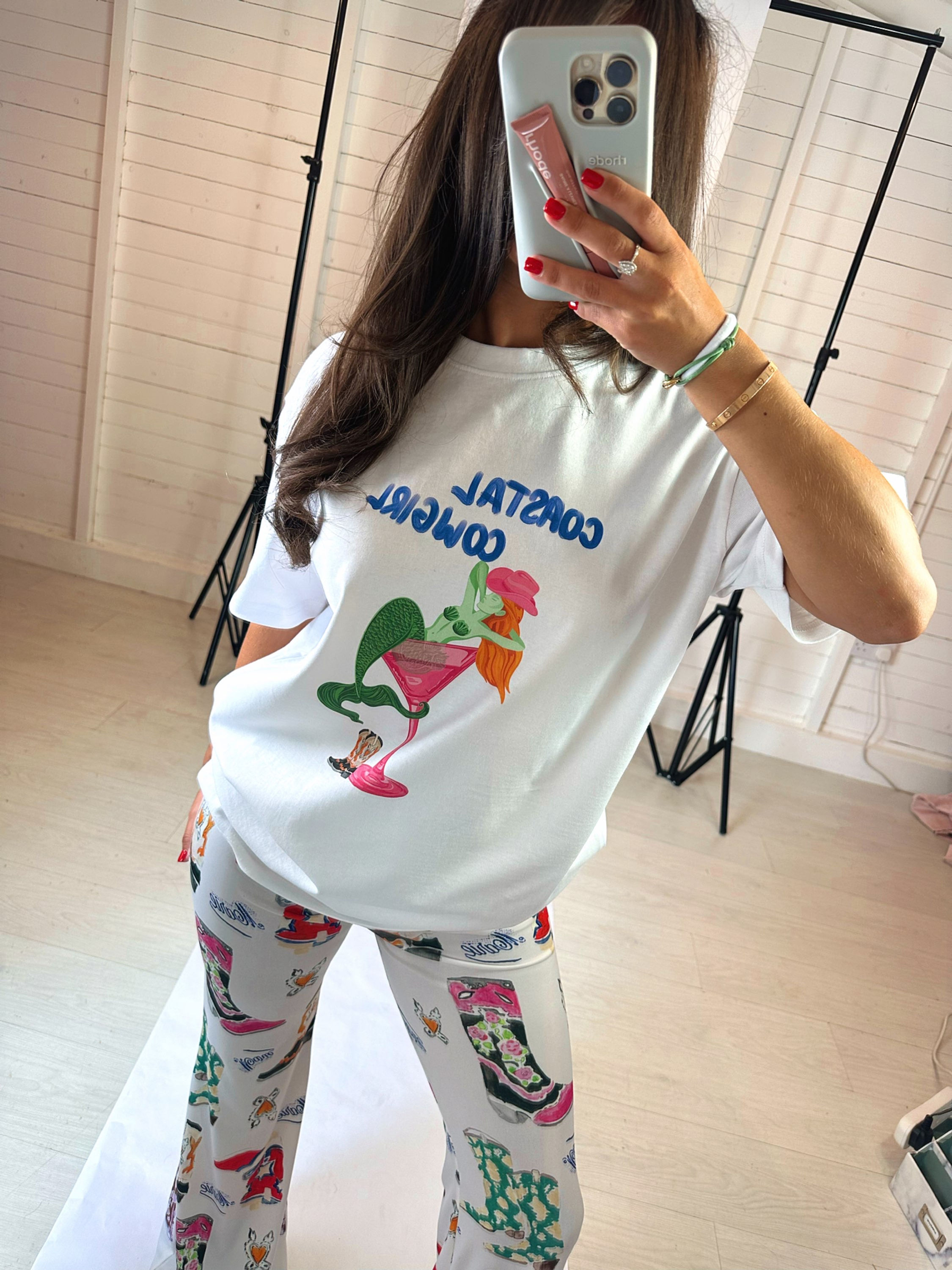 ‘Coastal Cowgirl’ Slogan Tee