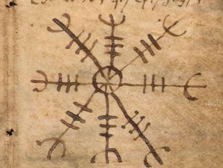 Aegishjalmur, símbolo de protección