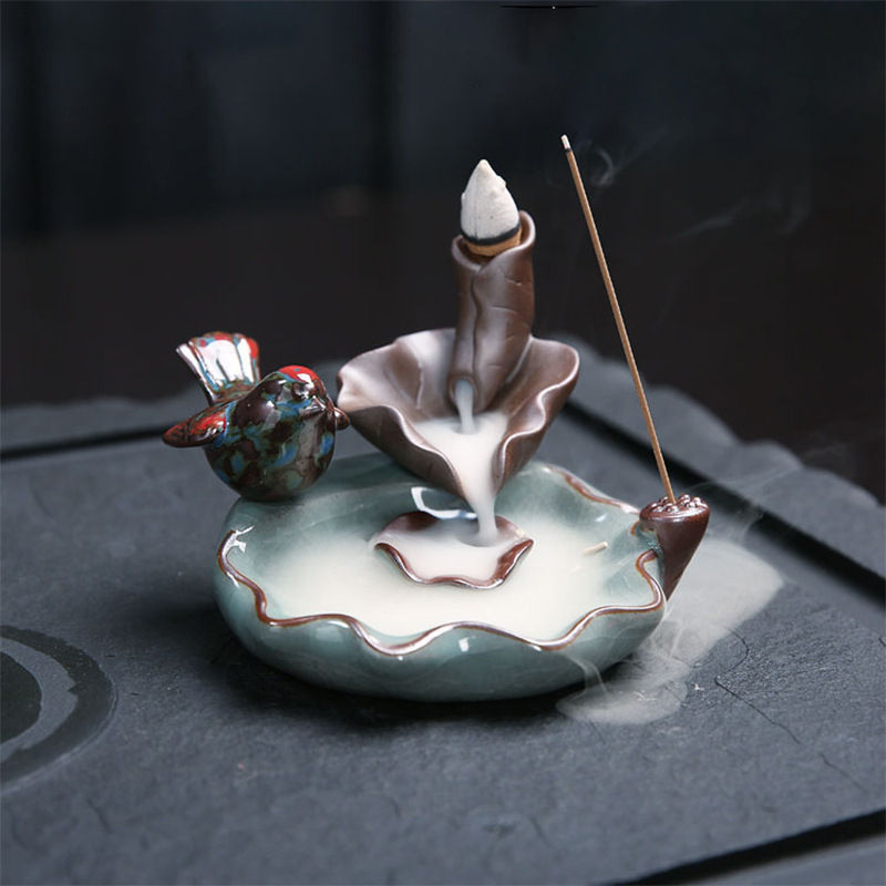 Miniaturbild: Incense Burner Purple Sand Handicraft