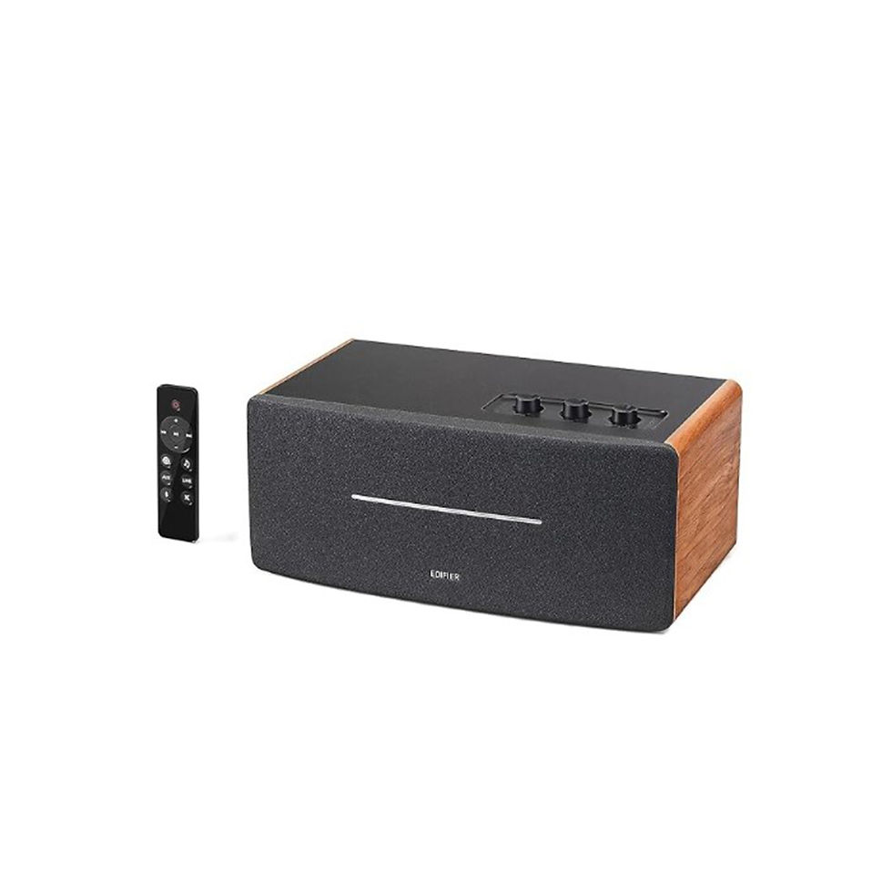 Thumbnail: Edifier D12 Desktop Stereo Speaker Bluetooth v5.0 70 Watts (Brown)