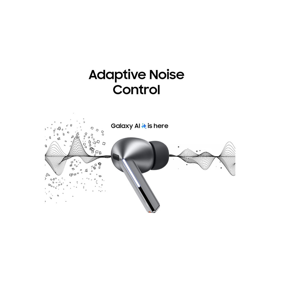 Thumbnail: Samsung Galaxy Buds 3 Pro (Silver) with Galaxy AI | Adaptive ANC