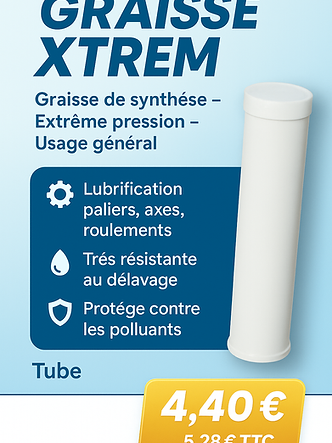 Graisse de synthèse Cosgun BTP Location Bonneville Haute-Savoie, lubrifiant haute performance.