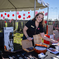 ZWILLING showcases a beautiful display of knives. Photo by Emily Jaschke. .jpeg