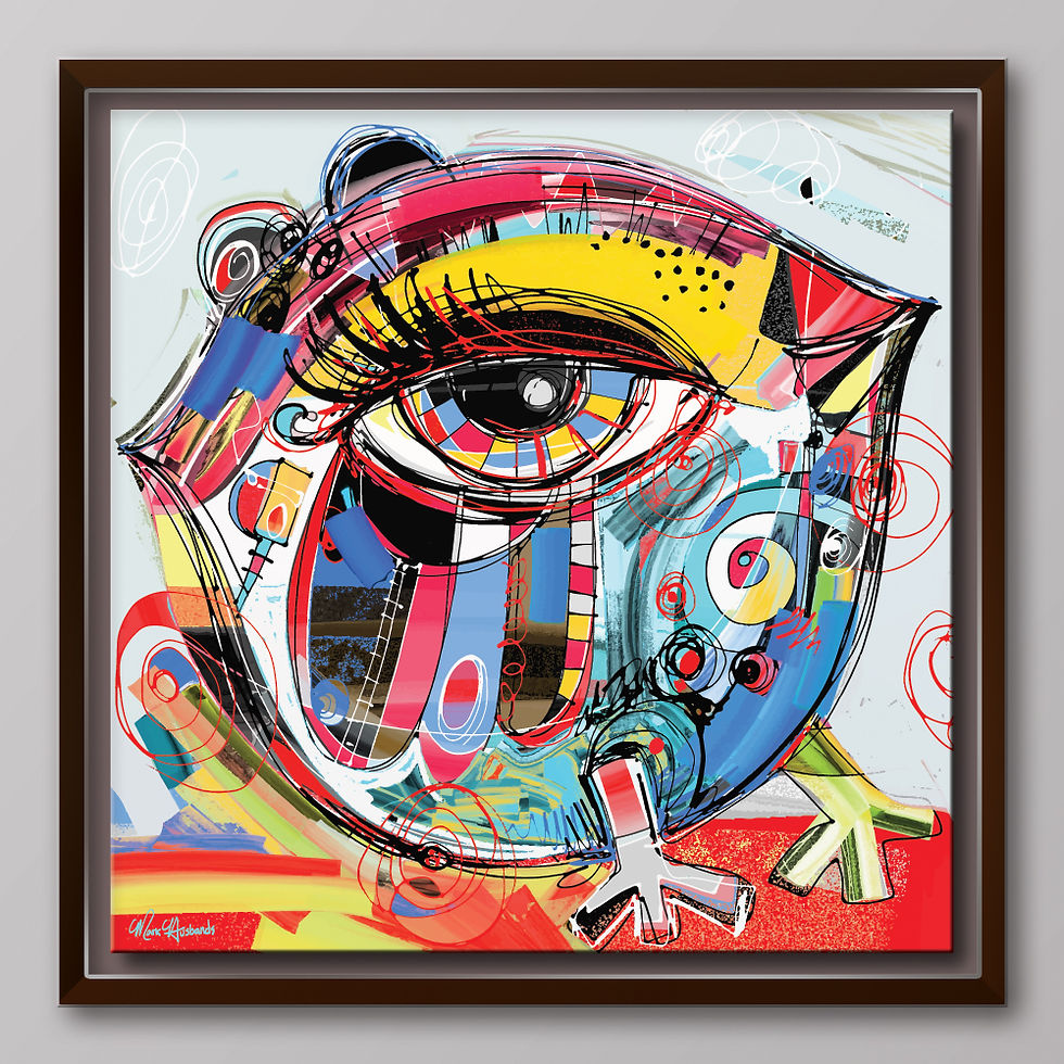 "Bird Vision" Modern Art | Abstract Art