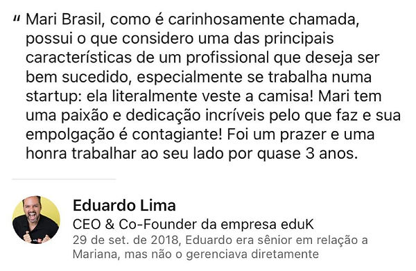 Depoimento sobre Mariana Zanotti