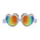 Thumbnail: Heart Shaped Goggle Sunglasses One Piece Women Sunglasses Oversized Gradient Le