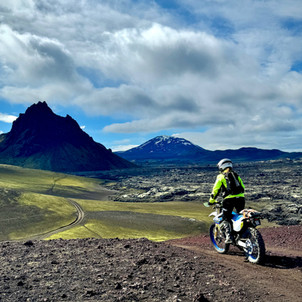 Dirt biking with Arctic Trailblazers. iceland motorcycle tour