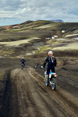 Dirt biking with Arctic Trailblazers. iceland motorcycle tour