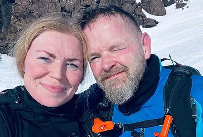 Eva & Óskar founders of Arctic Trailblazers