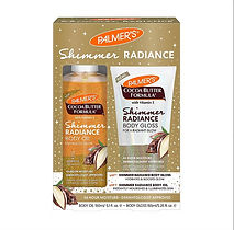 Palmer's Cocoa Butter Formula Shimmer Radiance Body Oil, Body Gloss Set