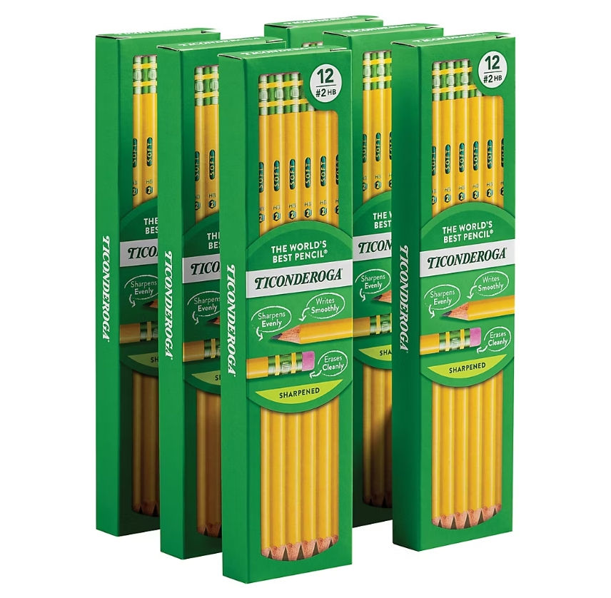 Thumbnail: Ticonderoga #2 Sharpened Pencil, 72 ct.