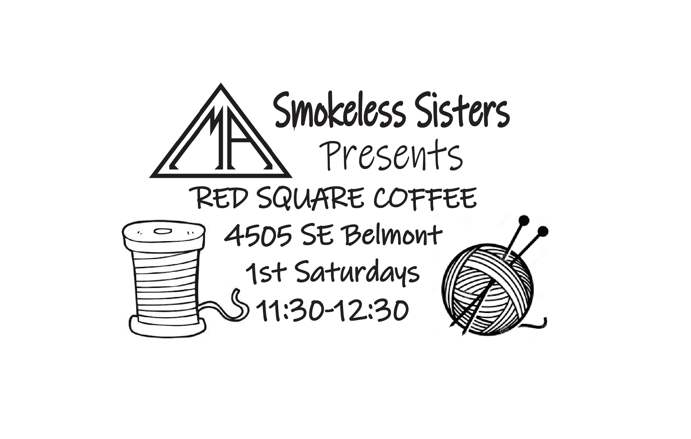 Portland, Oregon MA Smokeless Sisters  cover