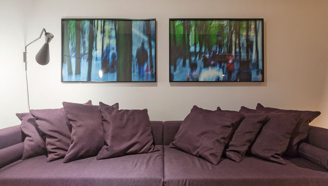 Sala, apartamento Vila da Serra, Nova Lima