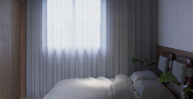 Suíte com closet aberto, marcenaria e design moderno, cobertura Cruzeiro, Belo Horizonte. 