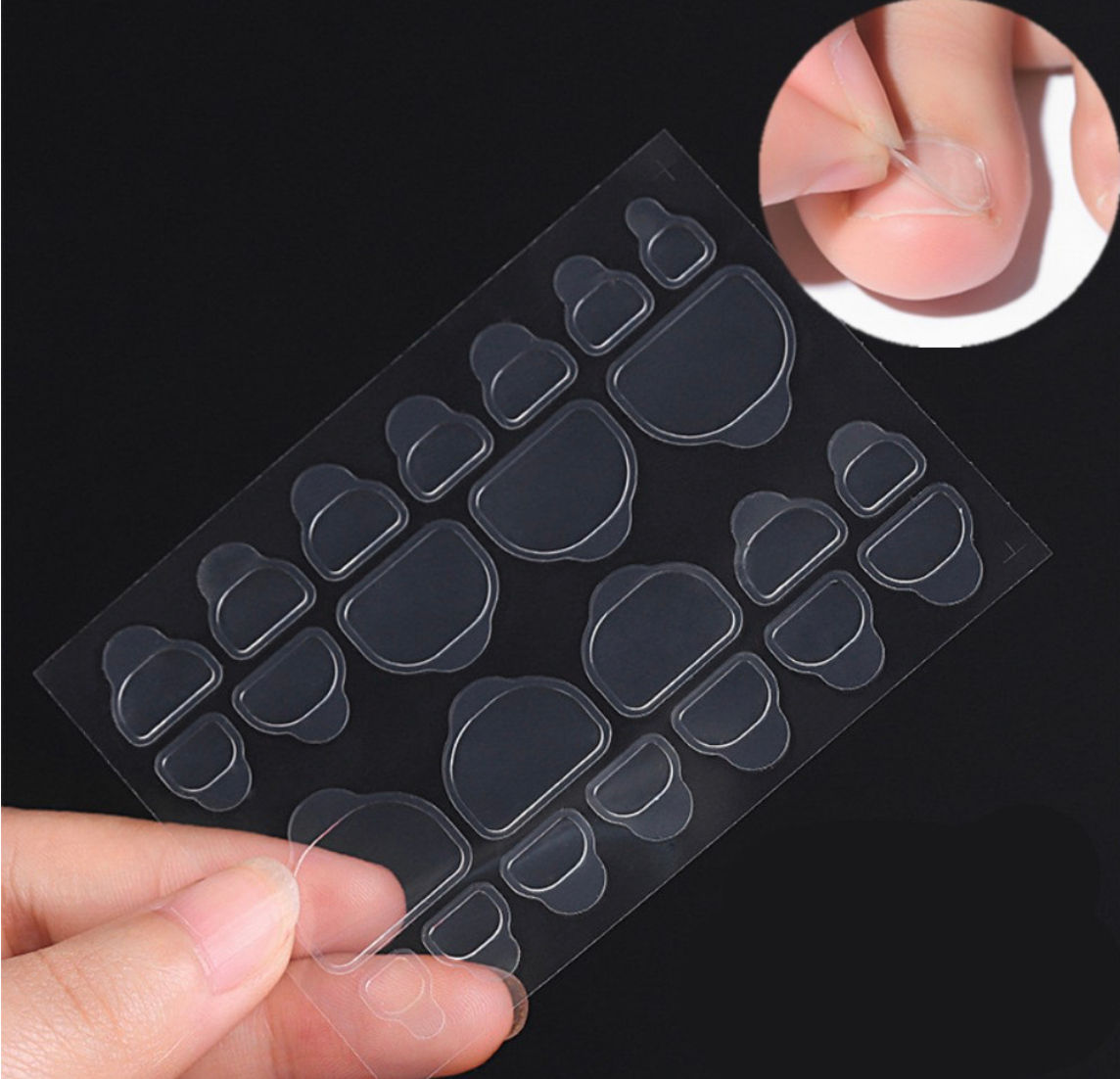 Adhesive Nail Tabs - 10 sheets