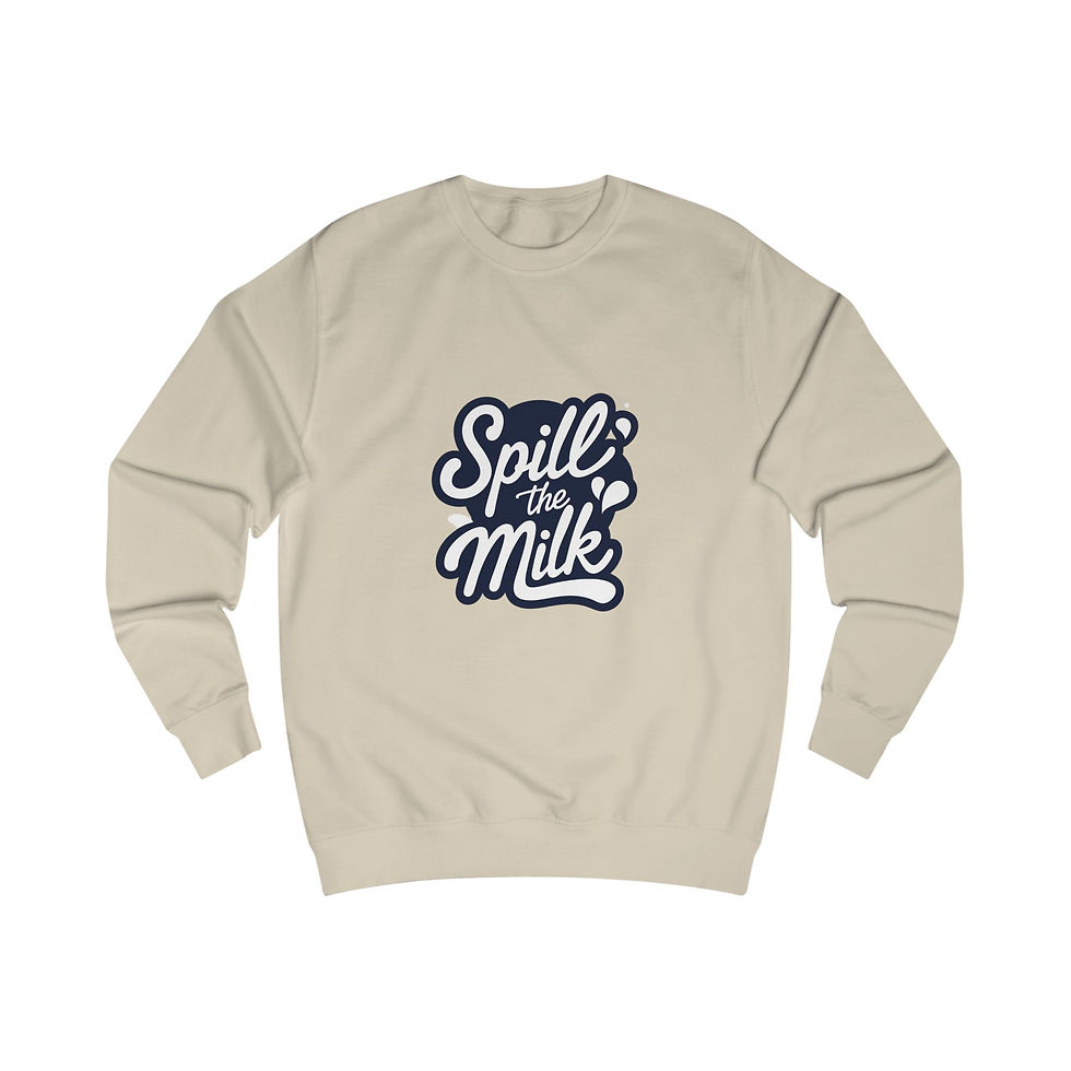 Spill the Milk Fan Club Unisex Sweatshirt - Perfect for Breastfeeding Mom