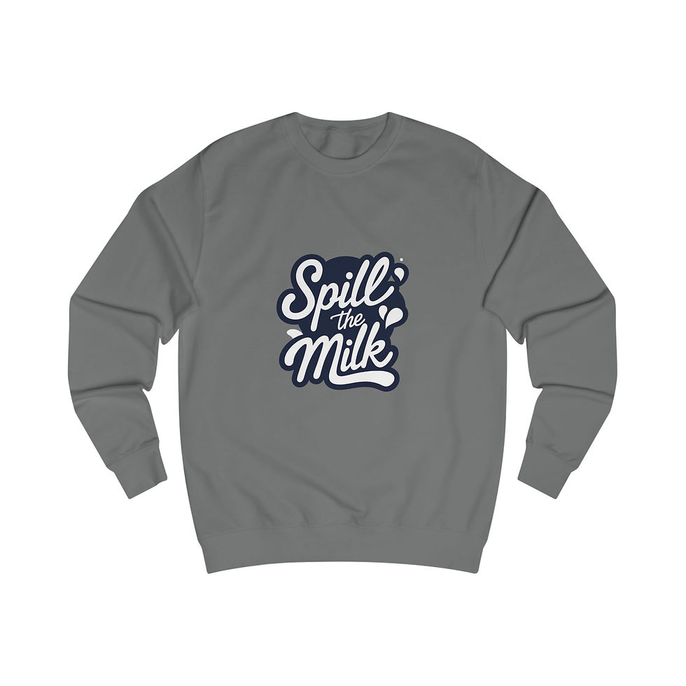 Thumbnail: Spill the Milk Fan Club Unisex Sweatshirt - Perfect for Breastfeeding Mom