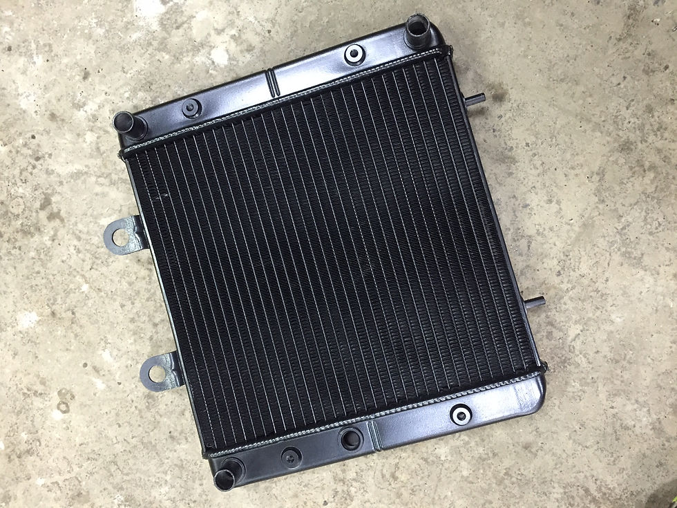 Motorbike Radiator After Paint