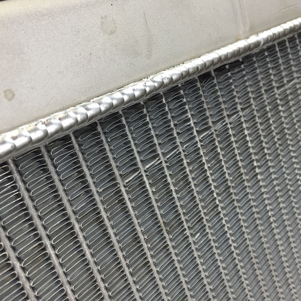 Motorbike Radiator Recore Tig Weld
